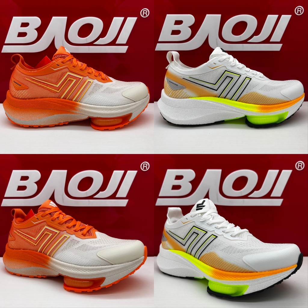 [New 06/2025][รองเท้าวิ่ง]  BAOJI บาโอจิ รองเท้าผ้าใบผู้ชาย bjm925