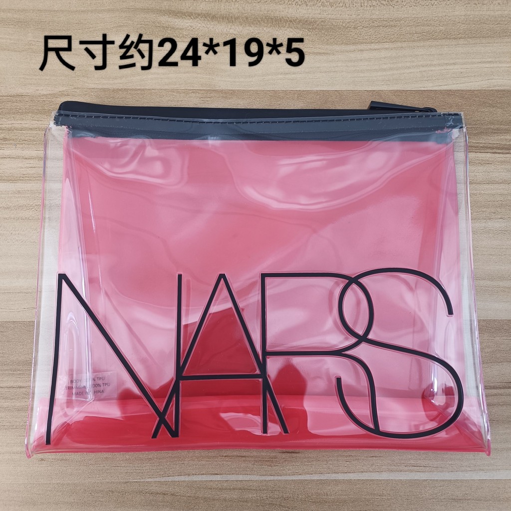 [ใหม่] nar * nar * กระเป๋าเครื่องสําอางใสกระเป๋าคลัทช์ทรงสี่เหลี่ยมแบบพกพากระเป๋าเก็บกระเป๋าเดินทางอ