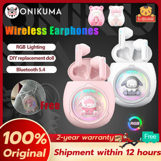 ONIKUMA T302 TWS Bluetooth 5.4 Wireless Earphones Touch Noise Reduction Gaming Earphones for IOS Android