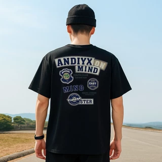 เสื้อยืดผู้ชายเท่ๆ คอกลม-แขนสั้น สกรีนลายวินเทจสุดฮิต เสื้อยืดสตรีทแฟชั่นเมกาเท่ๆ เสื้อวินเทจ โอเวอร์ไซส์ สีดำเท่ๆ