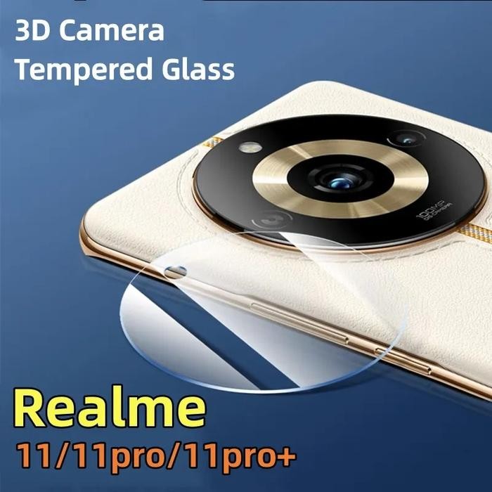 Realme 11 / 11 Pro / 11 Pro+ 3D Clear Tempered Glass Camera Protector