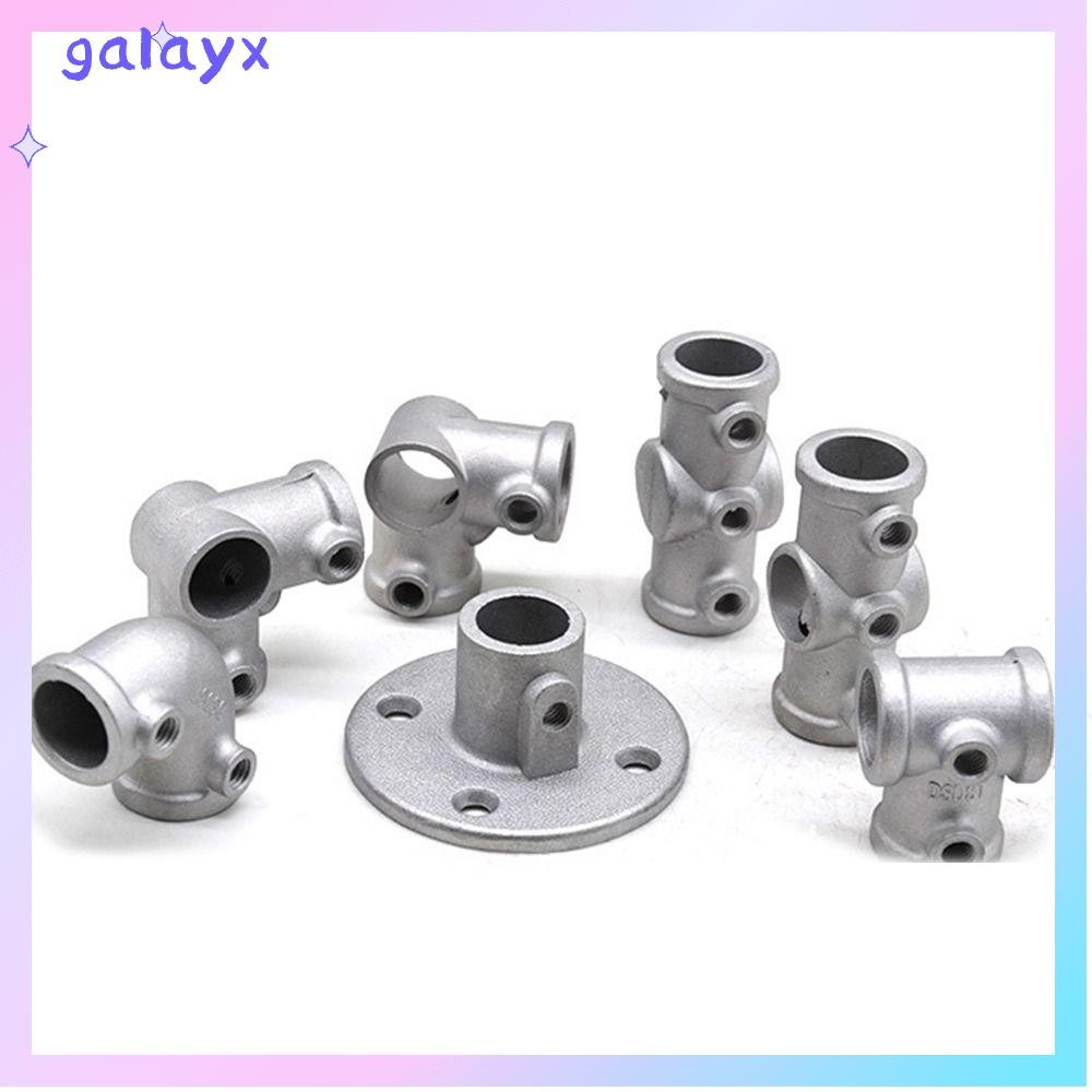GALAYX ขั้วต่อท่อ, อลูมิเนียมเหล็ก 1\2/3\4"/1 ตัวยึดกรอบ, DIY ข้อศอกวงกลมขั้วต่อท่อเหล็กชั้นวาง