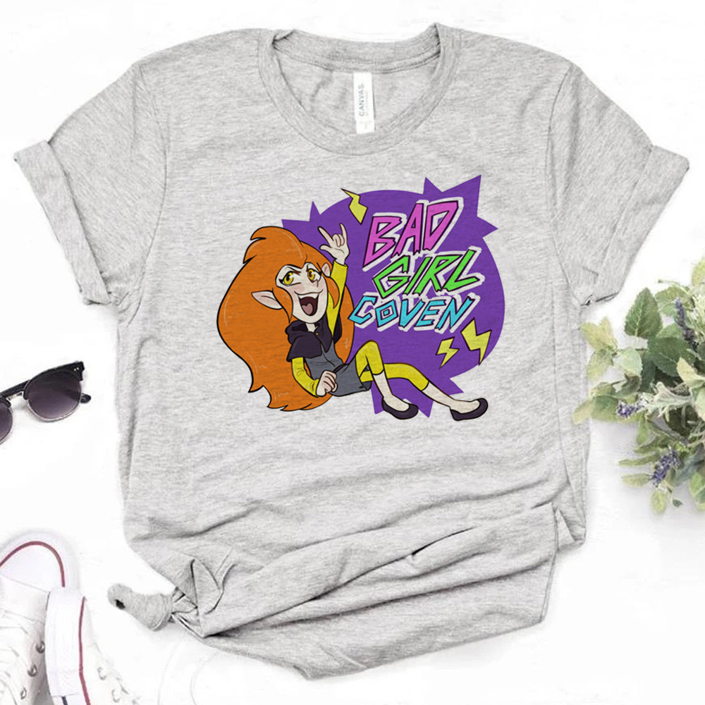 Owl House Tee ผู้หญิงออกแบบ streetwear มังงะเสื้อผ้าอะนิเมะหญิง