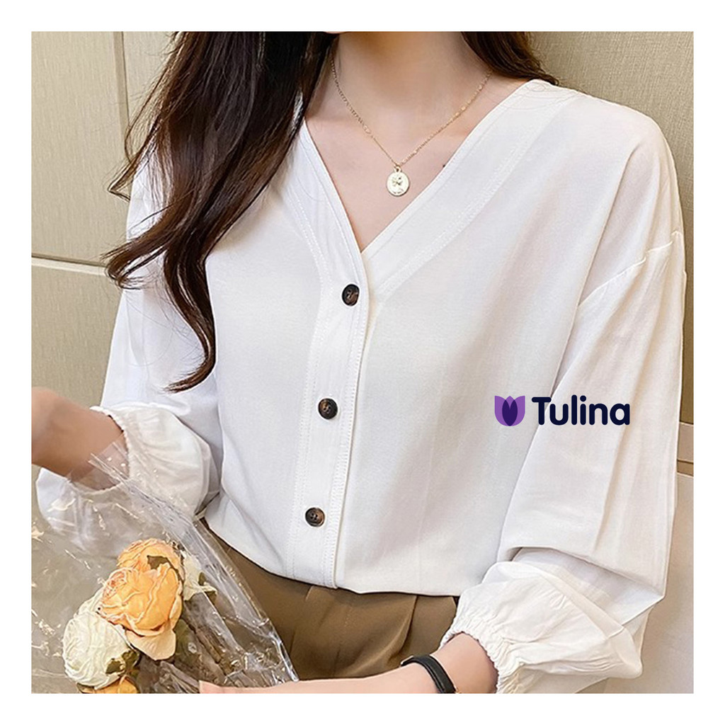 เสื้อเชิ้ตผู้หญิง แขนยาว ใส่ทำงานได้