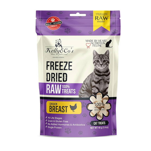 Kelly&Co Freeze dried (Chicken breast) อกไก่ฟรีซดราย 40g