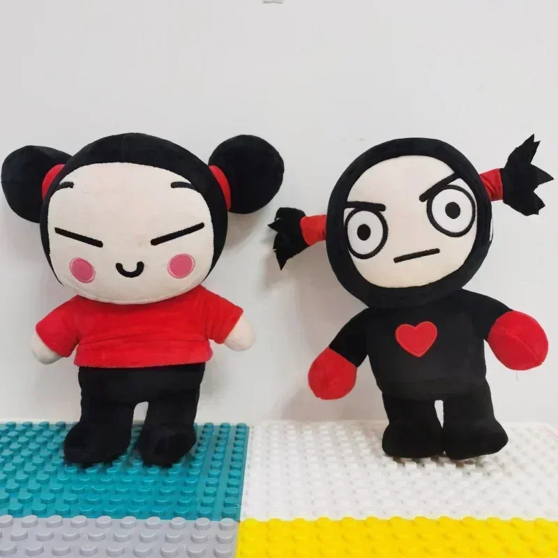 30cm Kawaii Pucca and Garu Plush Toys China Doll Cartoon Cute Soft Stuffed Dolls Figure Sleeping Pil