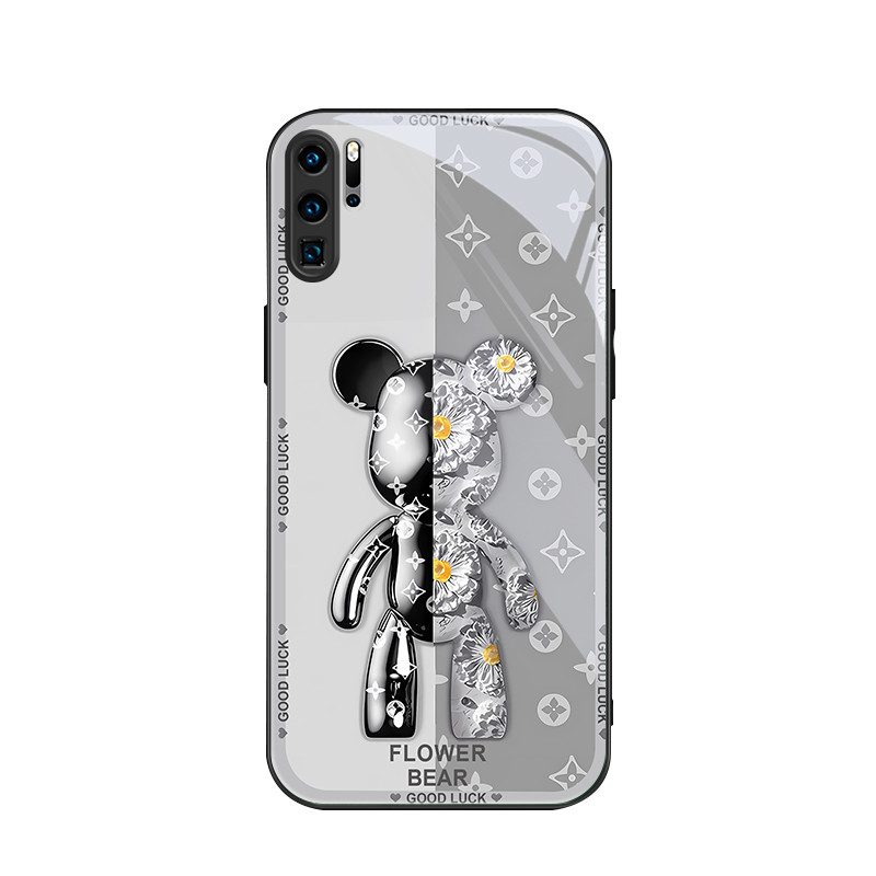 สําหรับ Huawei P30 Pro ,ตุ๊กตาหมีทูโทน,บุคลิกภาพอินเทรนด์,เคสป้องกันโทรศัพท์ป้องกันการตก