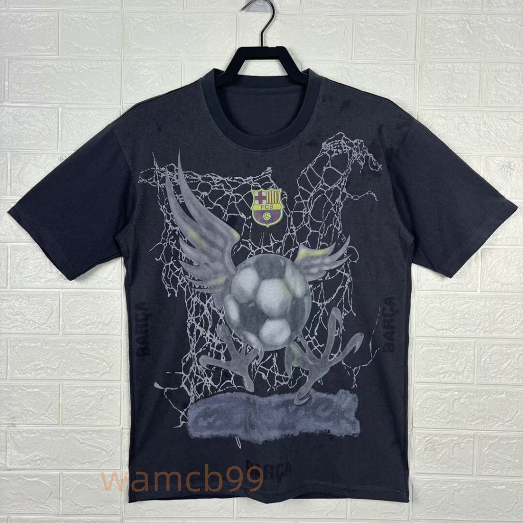 2025-26 Season Travis Scott BARCELONA Jersey Cactus Jack Special Edition เสื้อฟุตบอล S-4XL