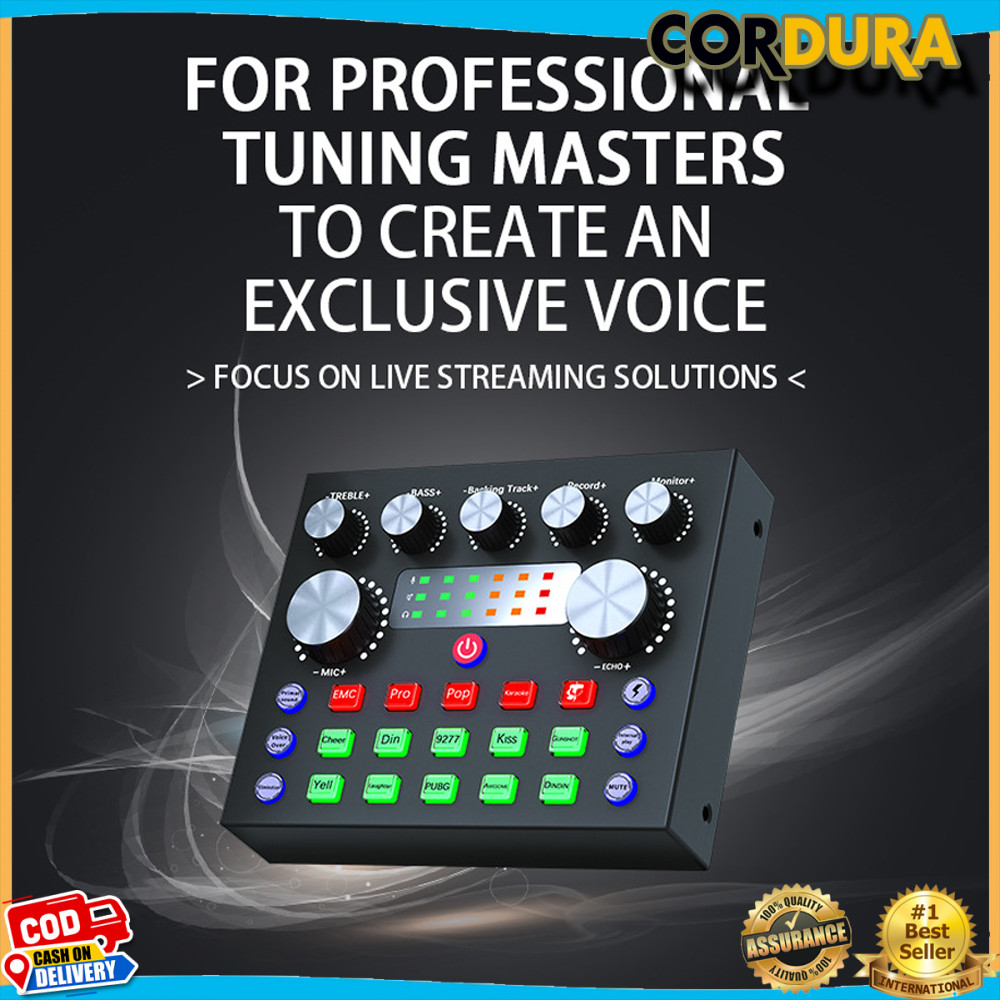 V8S Bluetooth Audio USB External-S7 การ์ดเสียง ตัวแปลงสัญญาณเสียง V8S อินเทอร์เฟซเสียงสด การมิกซ์เสี