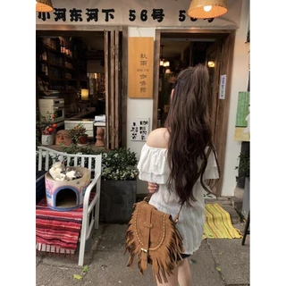 Veewink พร้อมส่ง🔥เสื้อท่อนบน เสื้อเบลาส์ผู้หญิง มีกระดุม แต่งระบาย สีพื้น สไตล์ลำลอง