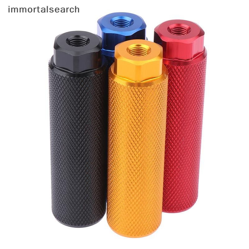 IMMO 1pcs Alloy Foot Stunt Peg สําหรับ BMX จักรยาน Fit 3 8 นิ้วเพลาจักรยานหมุด Anti Skid ตะกั่วเท้า Rest หมุดอุปกรณ์เสริม ARCH