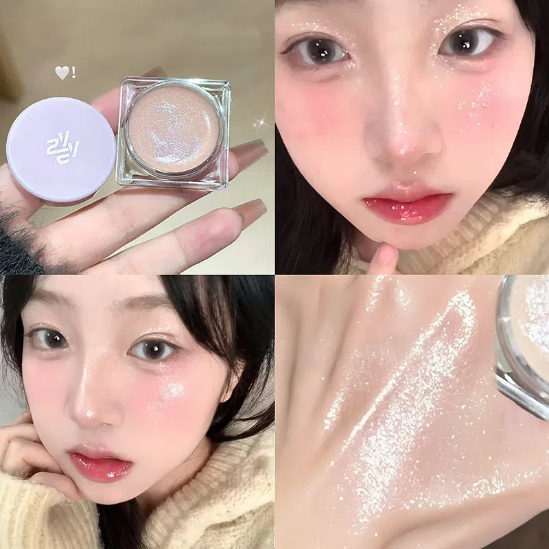 ZVEV Brightening Highlight Glitter Monochrome Eyeshadow Contour Pearl