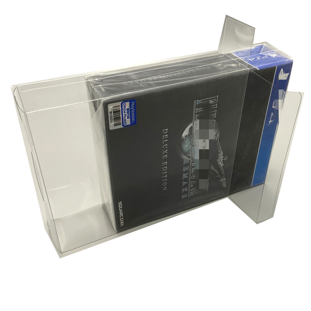 คอลเลกชันกล่องเปลี่ยนสําหรับ Sony FF7/FINAL FANTASY VII/PS4 เกมเก็บกล่องโปร่งใส TEP Shell Clear รวบร