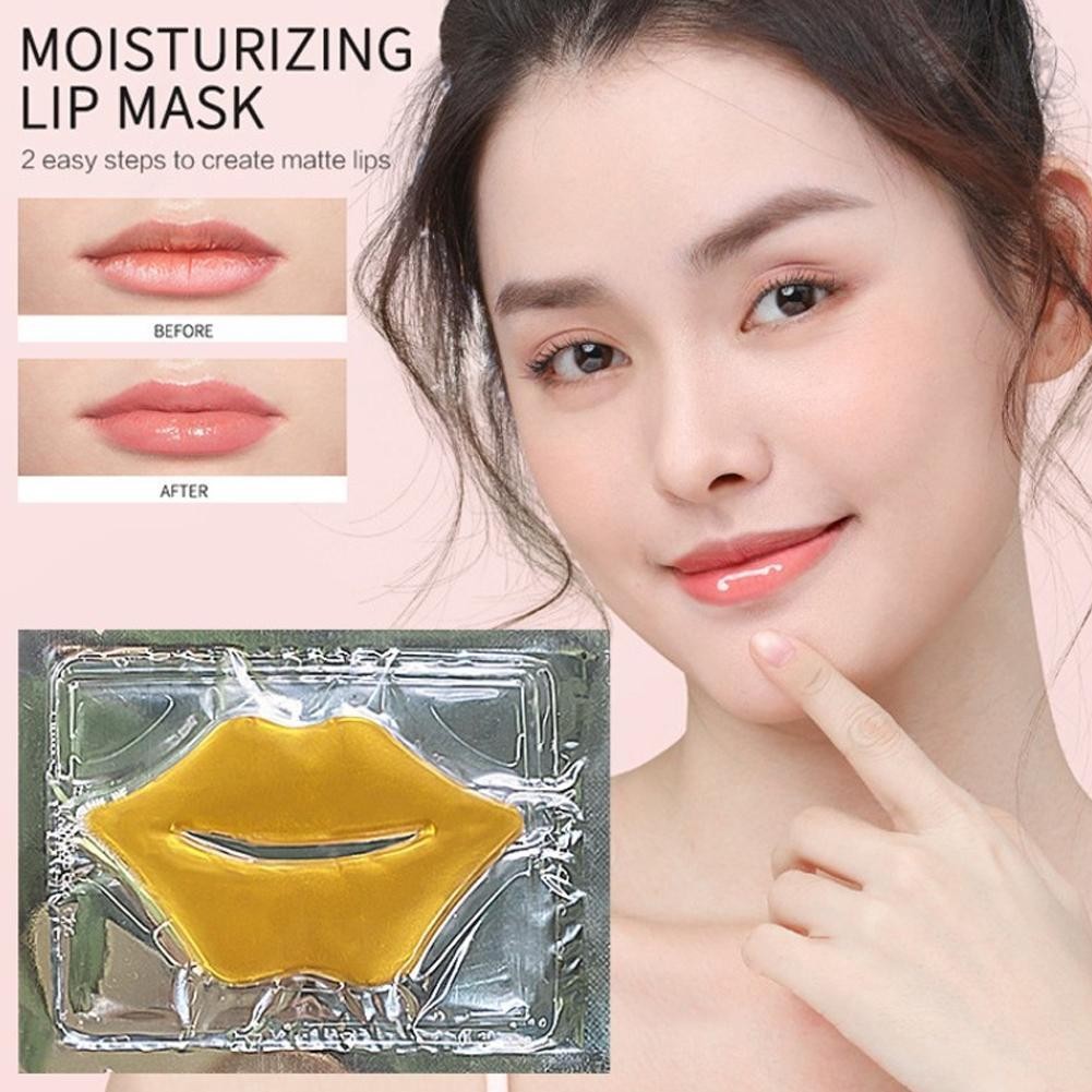 Collagen Lip Mask Moisturizing Light Line Rose Jelly Mask Lip Care O5t2