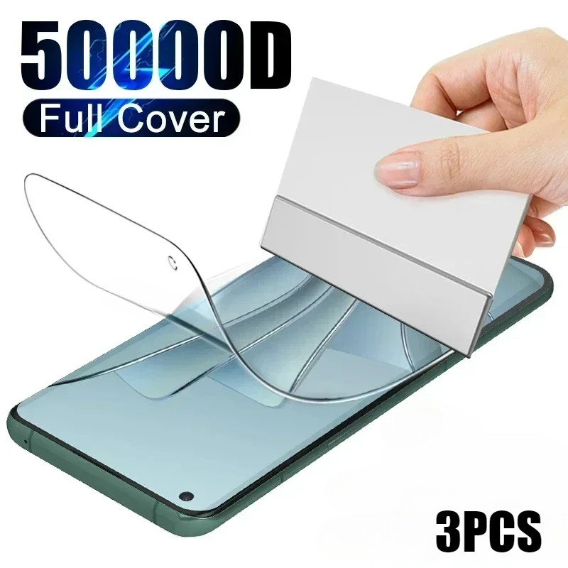 Alcatel3 V3Pro V3Ultra V3Classic 3 ชิ้น Full Cover HD Clear Soft Hydrogel ฟิล์มสําหรับ alcatel V3 Pr