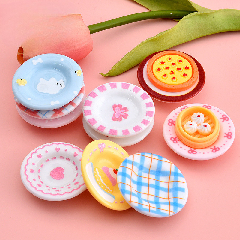 10ชิ้นแผ่นน่ารักสำหรับลูกอมเรซินและอาหารทำเอง (9-348)