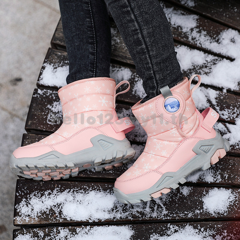 พร้อมสต็อกขนาด29-40เด็กกรงเล็บหมาป่ารองเท้ากันลื่นรองเท้าผ้าฝ้ายอบอุ่นหมาป่ากรงเล็บรองเท้าเดินป่าฮอกไกโดสกีรองเท้าผู้ชาย/สาวหมาป่ากรงเล็บหิมะรองเท้าสูงด้านบนรองเท้าผ้าฝ้ - รูปที่ 5