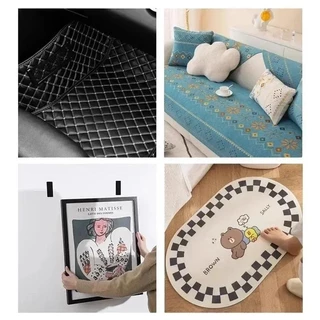 แผ่นกาวยึดพรมสองหน้า Double Sided Carpet Pad กันลื่น สำหรับพรม แดชบอร์ด และของใช้ในบ้าน