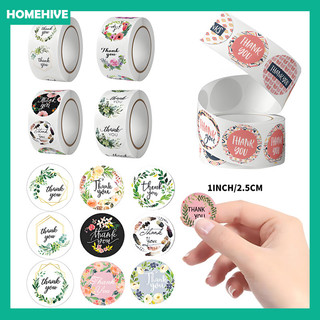 500PCS Roll Stiker Thank You / Terima Kasih Gulungan Stiker / Stiker OLShop / Stiker Label Usah