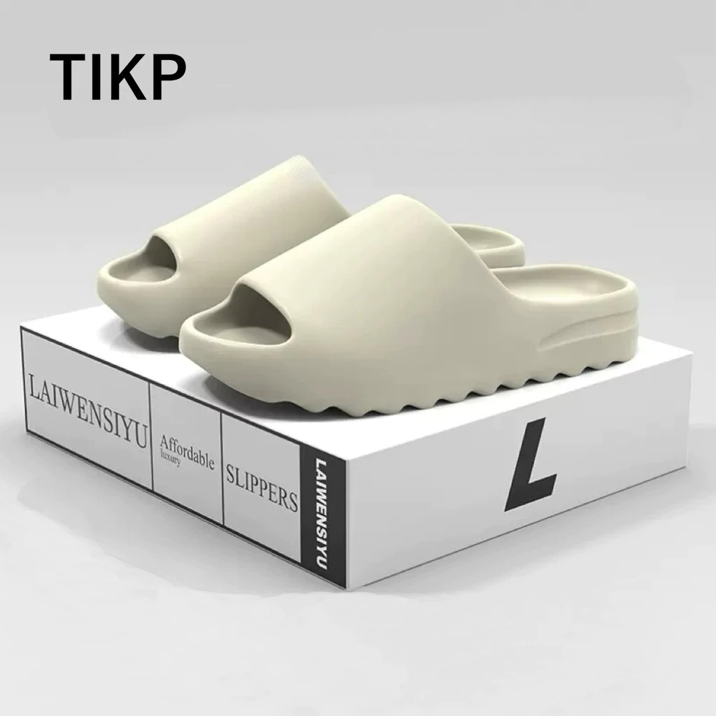 Tikp รองเท้าแตะ พื้นนิ่ม เข้ากับทุกการแต่งกาย แฟชั่นสําหรับผู้ชาย ไซซ์ 36-45