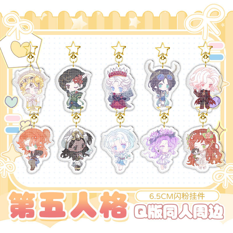 Identity V ใหม่พวงกุญแจน่ารัก Geisha Alice DeRoss อะคริลิคตกแต่งเกม Merch