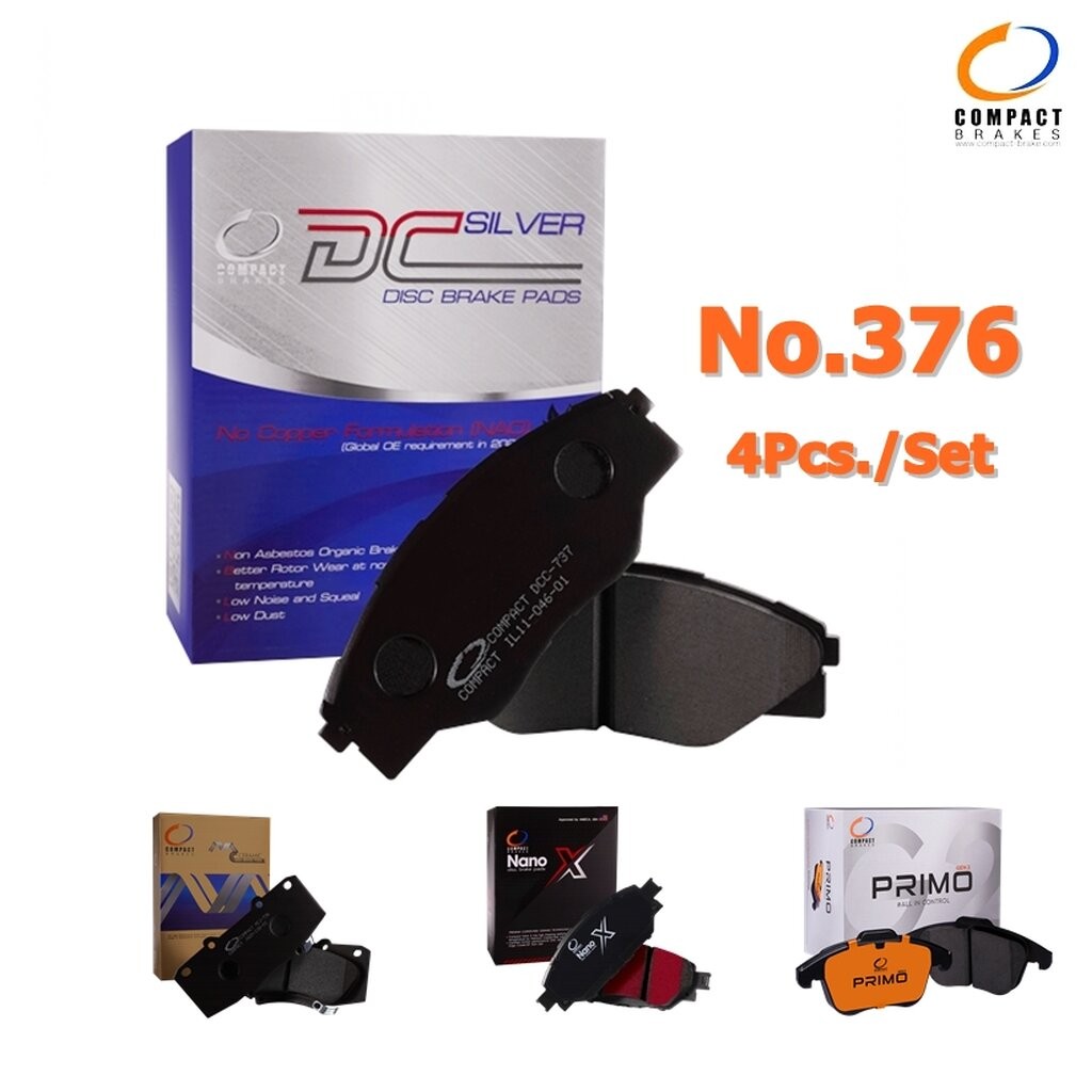 ผ้าเบรคหน้า Honda CIVIC FD 1.8 ปี 2006-2012, CIVIC ES Dimension 1.7-2.0 ปี 2000-2005, CIVIC EK ตาโต 