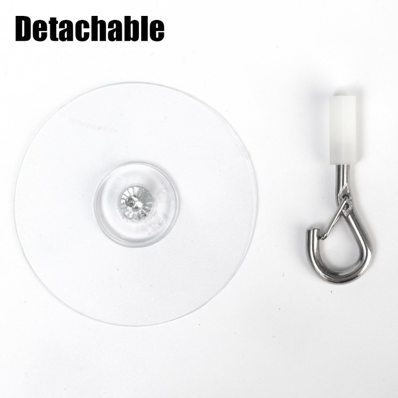ตะขอแขวนเพดาน Self Stick Heavy Duty Hooks ไม่มีการเจาะห้องครัว Wall Key Hanger สําหรับแขวนพืช Wind Chimes ราคา ถูกที่สุด ดีลบีเคเค แกลเลอรีภาพที่ 8
