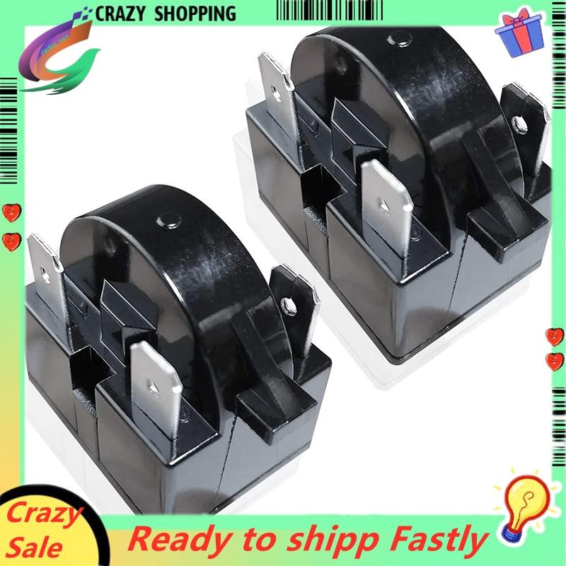 อะไหล่ทดแทน 3 ขา QP2-4.7/ QP2-4R7 4.7 Ohm ตู้เย็น PTC Start/ รีเลย์สําหรับตู้เย็นขนาดเล็กส่วนใหญ่และ