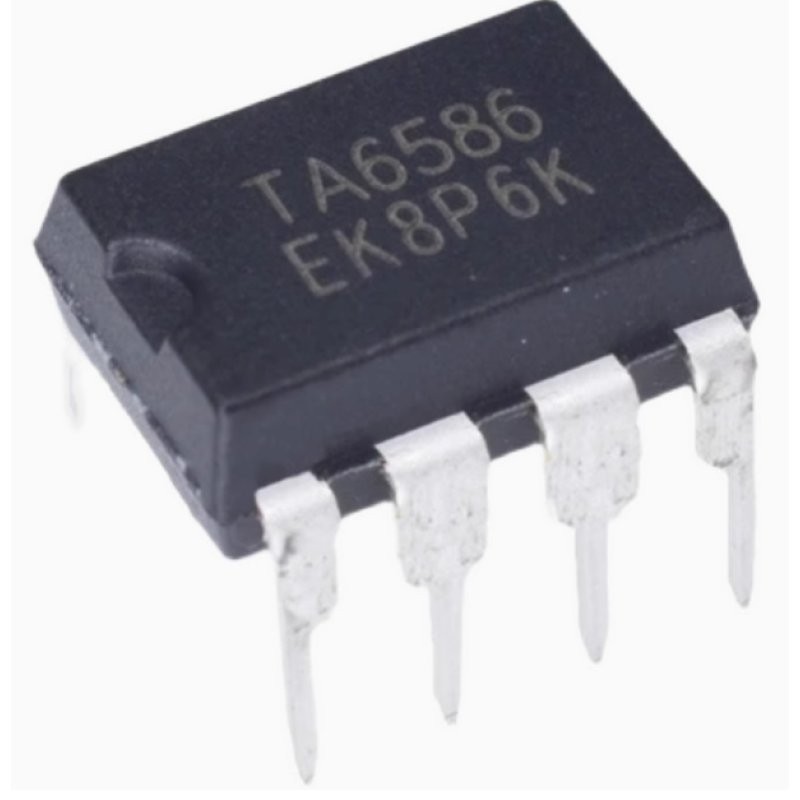TA6586 เริ่มต้น   แท็กตรง DIP8   ไดรเวอร์มอเตอร์ DC / มอเตอร์ไดรเวอร์ชิป IC