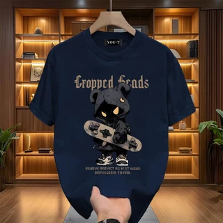 👕 เสื้อยืด Oversize คอตตอน 100% 💯 ลาย “THE VIOLENT” ⚡ น่ารัก มินิมอล สไตล์เกาหลี ใส่สบาย พร้อมส่งจากไทย 🇹🇭