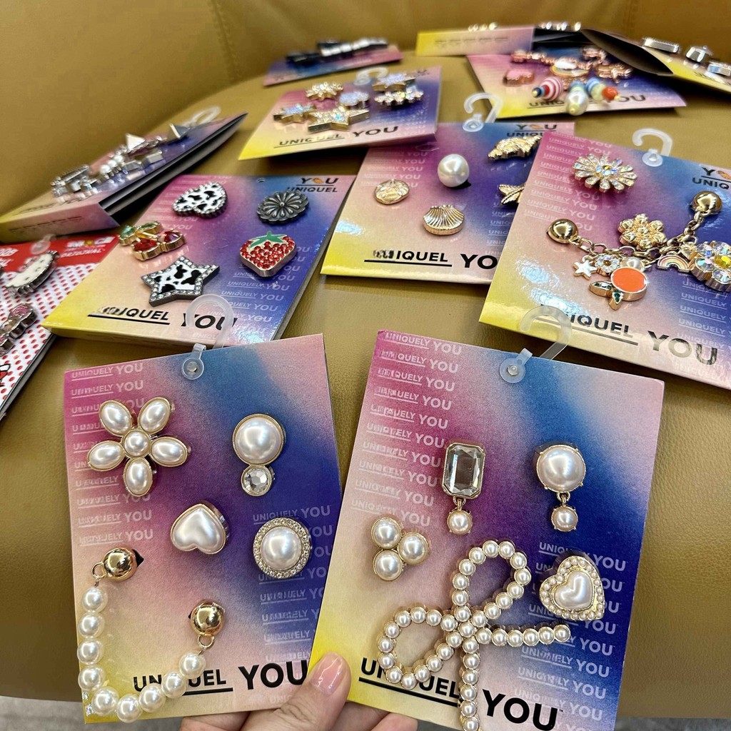 เสน่ห์รองเท้า✨ชุดอุปกรณ์เสริมรองเท้า 10 ชิ้น✨หัวเข็มขัดตกแต่งโลหะ✨เหมาะสําหรับตราจระเข้ - รูปที่ 5