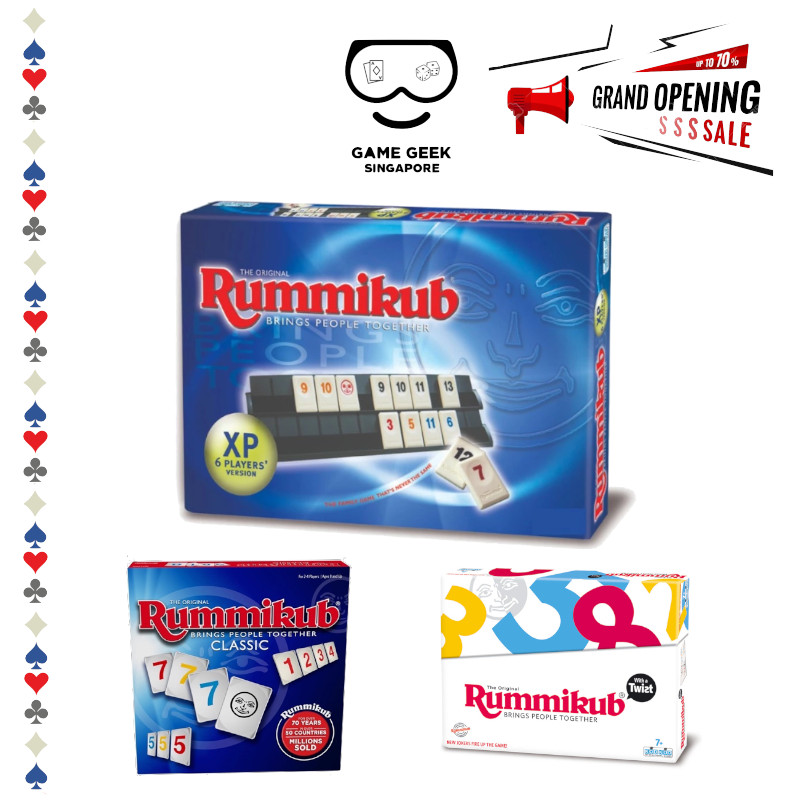 Rummikub The Rummy Tile Game เกมกระดานเกมสําหรับครอบครัว
