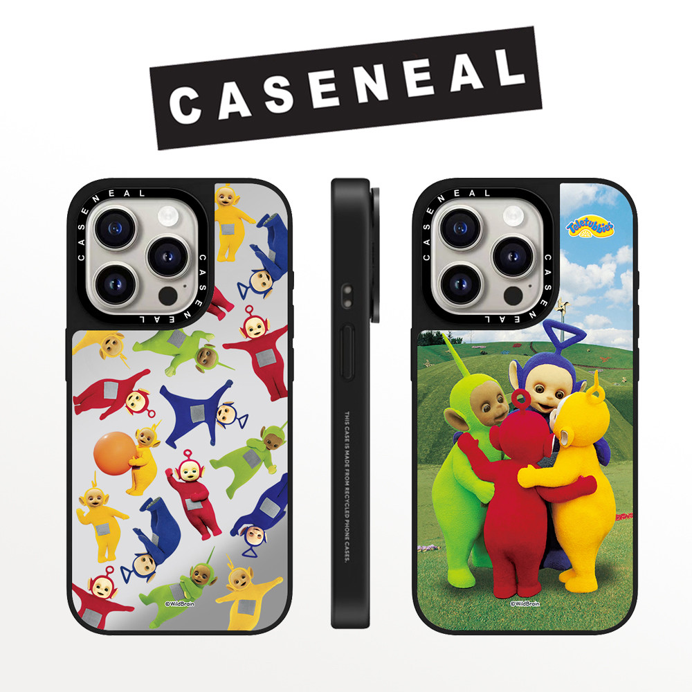 Drop proof CASENEAL เคสโทรศัพท์สําหรับ iPhone 16promax 16pro 16 15Pro 15promax 14promax 13 13promax พิมพ์ด้านข้างเคสแข็ง teletbies 12 12promax กรณี iPhone 11 กรณีคุณภาพสูง