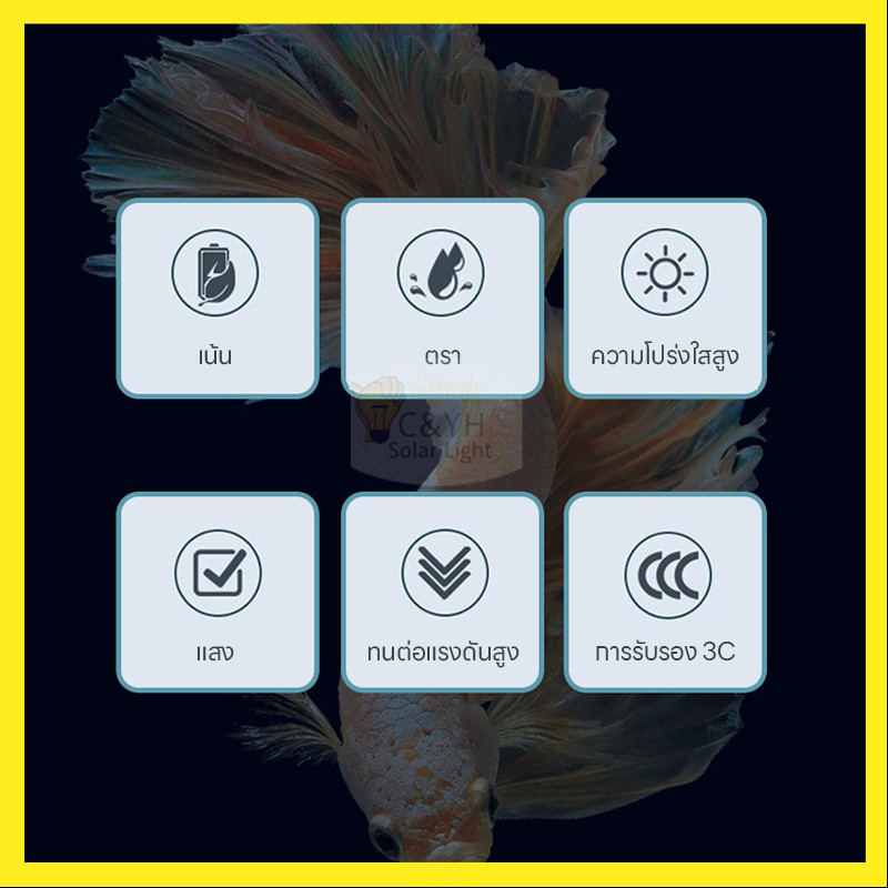 TH จัดส่งจากไทย โคมไฟตู้ปลา LED USB แคลมป์ไฟตู้ปลา ไฟตู้ปลา พิพิธภัณฑ์สัตว์น้ำ ไฟ Aquarium Light - รูปที่ 7