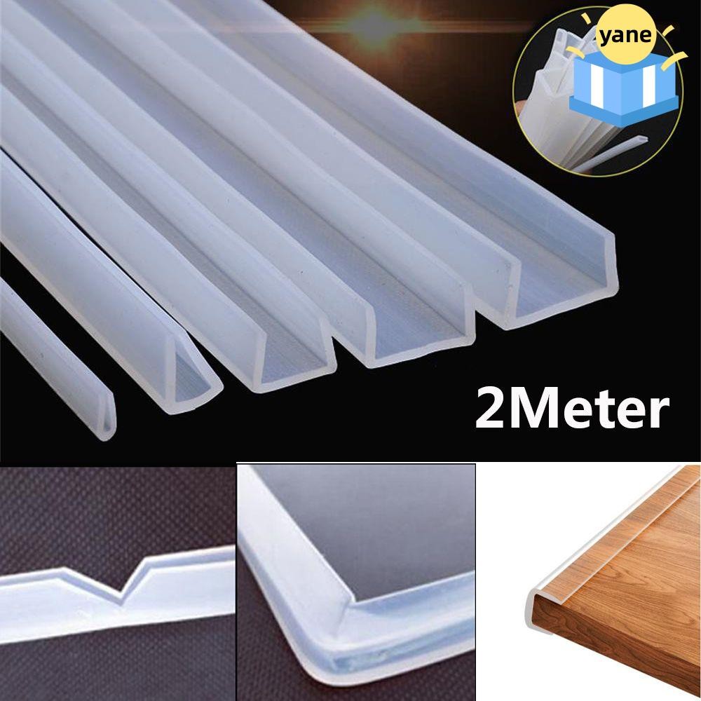 YANE 2 เมตร Edge Guard Strip U-Shaped ยางหลายขนาด Glass Protector Trim