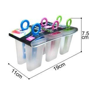 ZZ HOME01 ทำแม่พิมพ์ทำหวานเย็น ถูกที่สุด พร้อมส่ง( 6ช่อง)