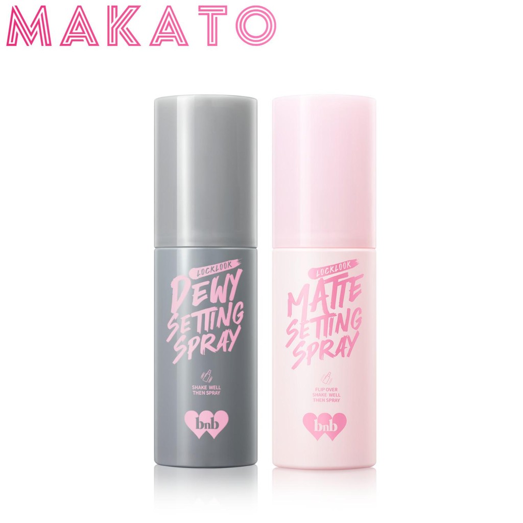 bnb barenbliss Locklook Setting Spray บาเรนบลิส สเปรย์ล็อคเครื่องสำอาง สูตรคุมมัน สูตรชุ่มชื่น 50ml