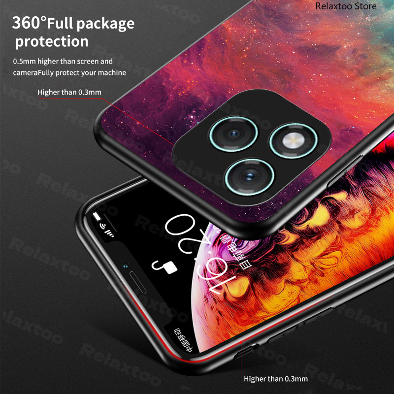 ปลอกสําหรับ Honor400 Honor 400 Pro Lite 400Pro 400Lite Honor400Pro Honor400Lite 5G Starry Sky Gradient กระจกนิรภัยนุ่มเคสโทรศัพท์กันกระแทกป้องกันกลับปลอก ราคา ถูกที่สุด ดีลบีเคเค แกลเลอรีภาพที่ 3