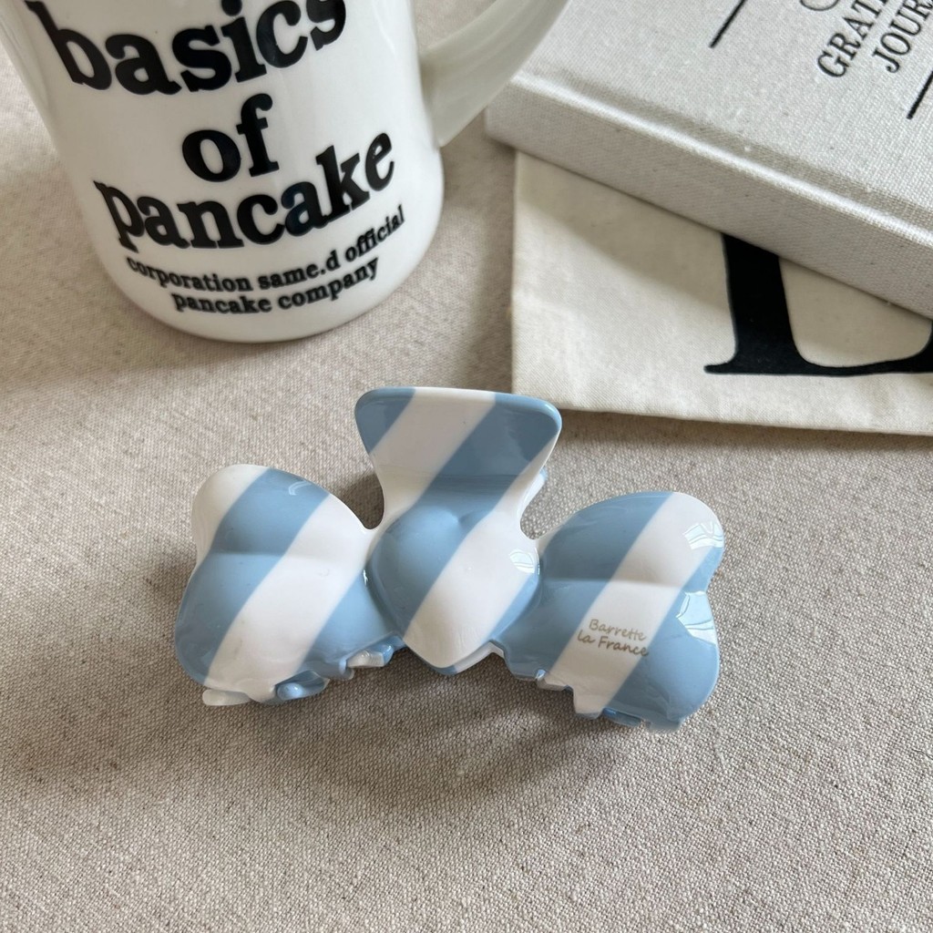 INS ฝรั่งเศส Acetate โบว์ขนาดใหญ่คลิปฉลามอารมณ์หวานกิ๊บเรียบง่าย Barrette ผู้หญิงแฟชั่น Retro Accessiies - รูปที่ 6