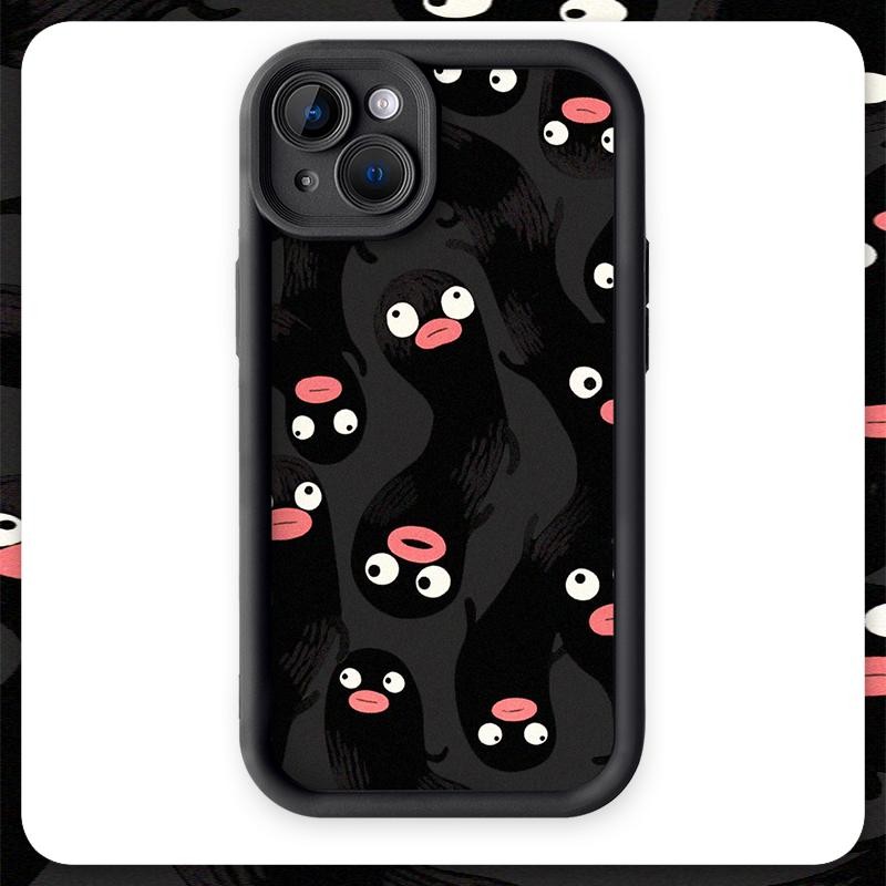 Capa De Celular เคสไอโฟน เคสนุ่มกันกระแทกการ์ตูนน่ารักตลก เคสโทรศัพท์ for iPhone 16 15 14 13 12 11 Pro Max SE 2020 X XR XS 8 7 Plus พลัส YH1001