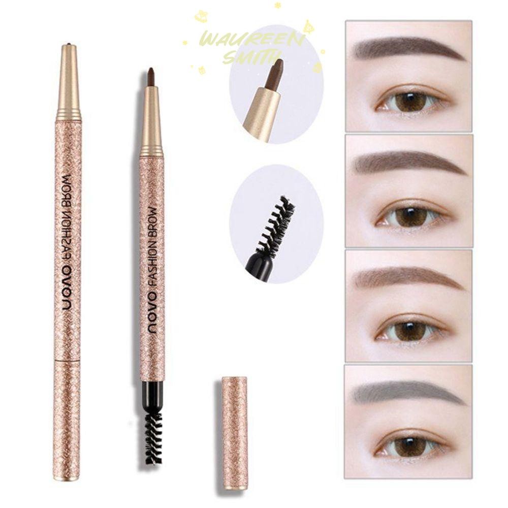 WAUREEN EyeBrow Template Kit 4 สี Professional Natural Eye แต่งหน้าเครื่องมือ