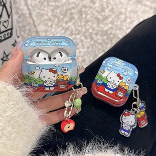 เคสหูฟัง Spring Outing AirPods 4/3/2/1 AirPodsPro2 ซิลิโคนป้องกันการตกหล่น