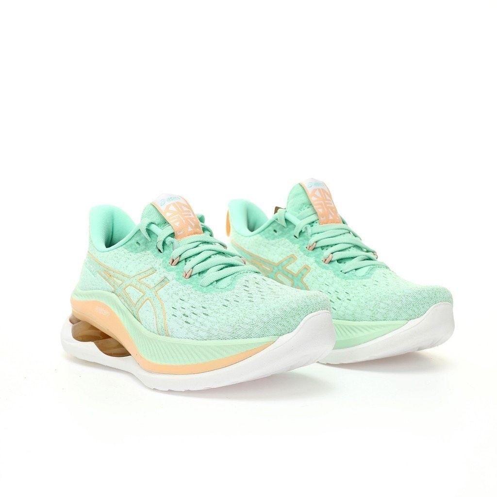 รองเท้าวิ่ง ASICS GEL-KINSEI MAX รองเท้าฝึกซ้อมหลายฟังก์ชันลายตารางระบายอากาศไม่ทำให้เท้าเมื่อย O2OQ
