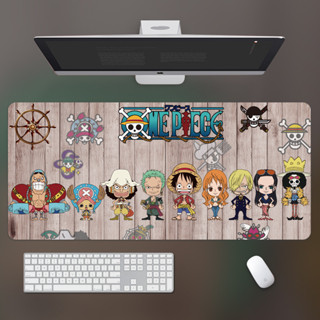 แผ่นรองเมาส์วันพีซลายโซโลซันโจเอส ขนาดใหญ่เกมมิ่งหนา3มม ขอบก…