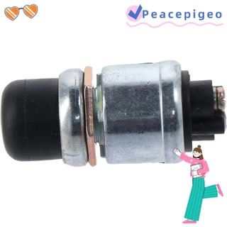 PEACEPIGEO สวิตช์ปุ่มกด, กันน้ํา 50A 12V, สวิตช์สตาร์ทเครื่องยนต์แตรสวิตช์ติดตามเรือรถยนต์