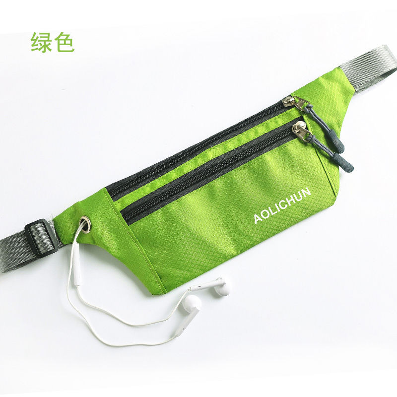 多功能男女通用户外防水跑步运动腰包贴身薄款防盗手机零钱包Multi functional men's and women's outdoor waterproof running exercises7