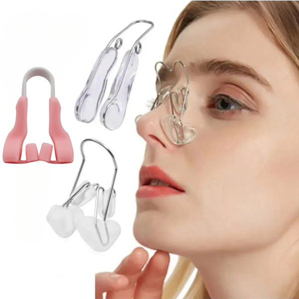 Nose Upward คลิปเครื่องสําอางอุปกรณ์พลาสติกยกจมูกอุปกรณ์พลาสติกลดปีกจมูกการแก้ไขพลาสติก Soft Silicon