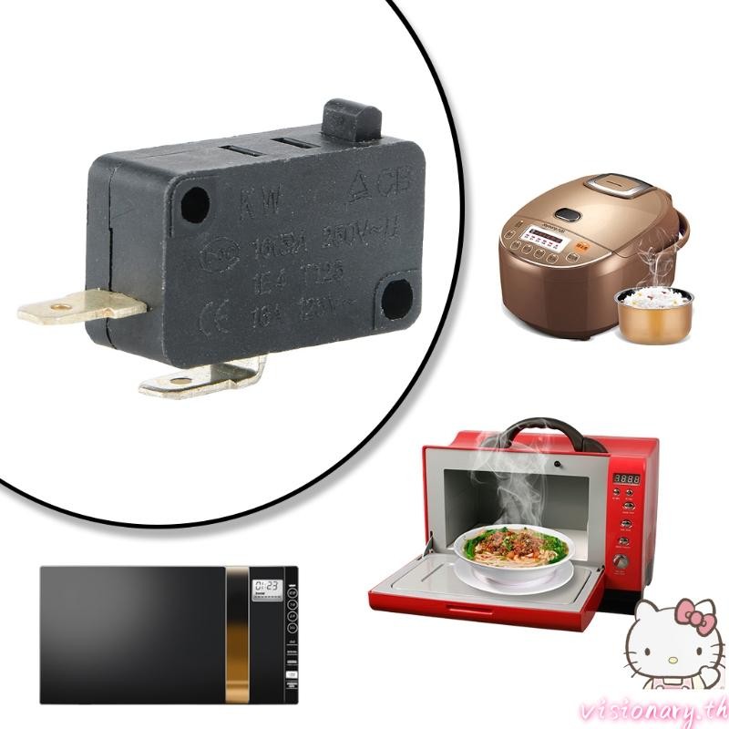 Vision KW1-103 เตาอบไมโครเวฟประตู Micro Switch Fit สําหรับเครื่องซักผ้าหม้อหุงข้าว 16A