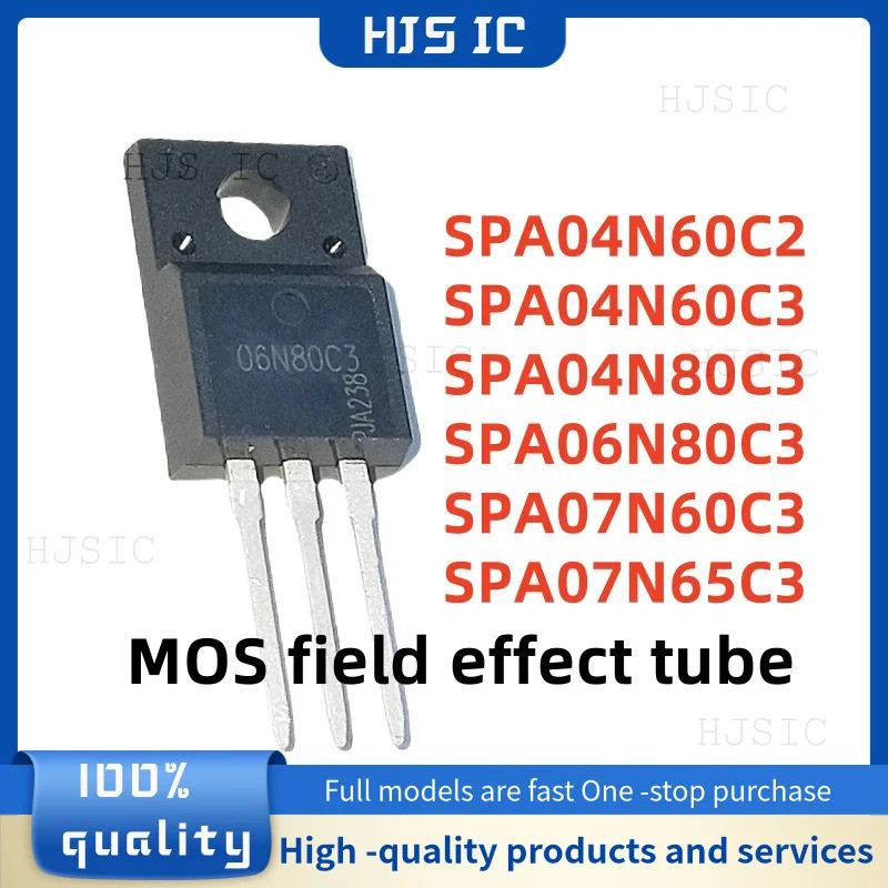 1-5PCS 04N60C2 04N60C3 07N60C3 06N80C3 04N80C3 07N65C3 TO-220F Field-effect ทรานซิสเตอร์