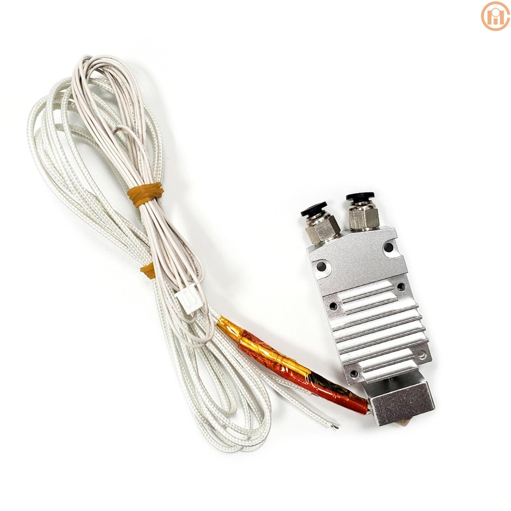 [จัดส่งที่รวดเร็ว] TRONXY 2 in 1 Out Dual Color Hotend Extruder Kit พร้อมเครื่องทําความร้อนลวดเทอร์ม